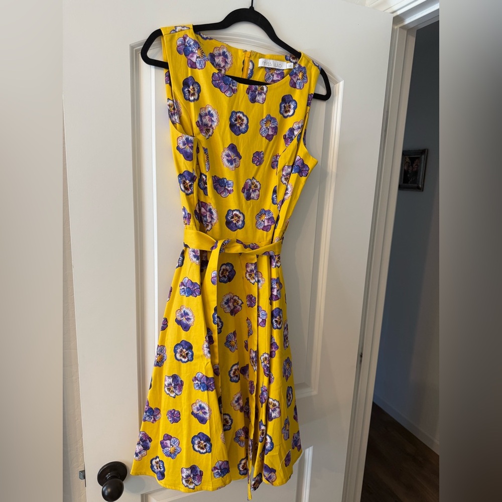 Floral Yellow Dress